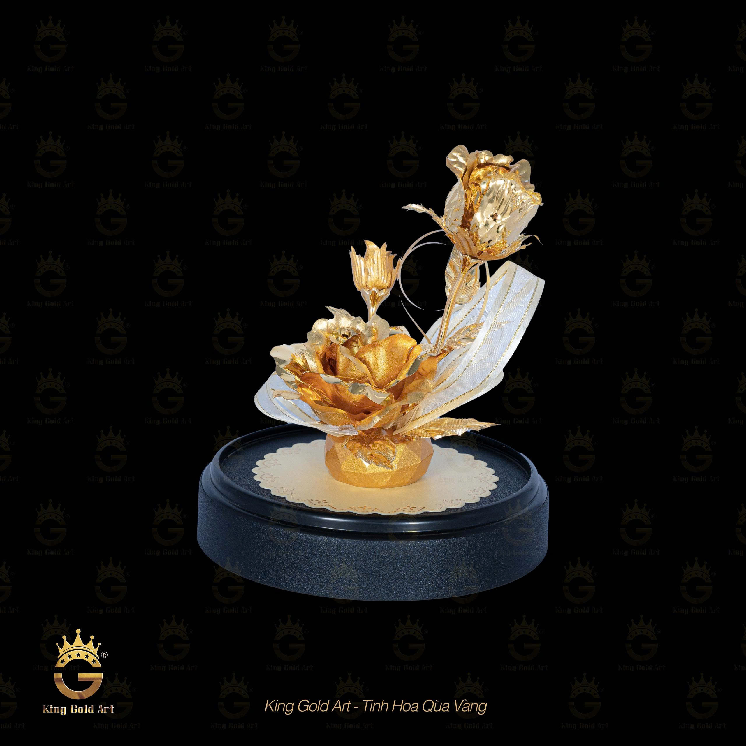 Bình Hoa Hồng để bàn mini quà tặng ý nghĩa